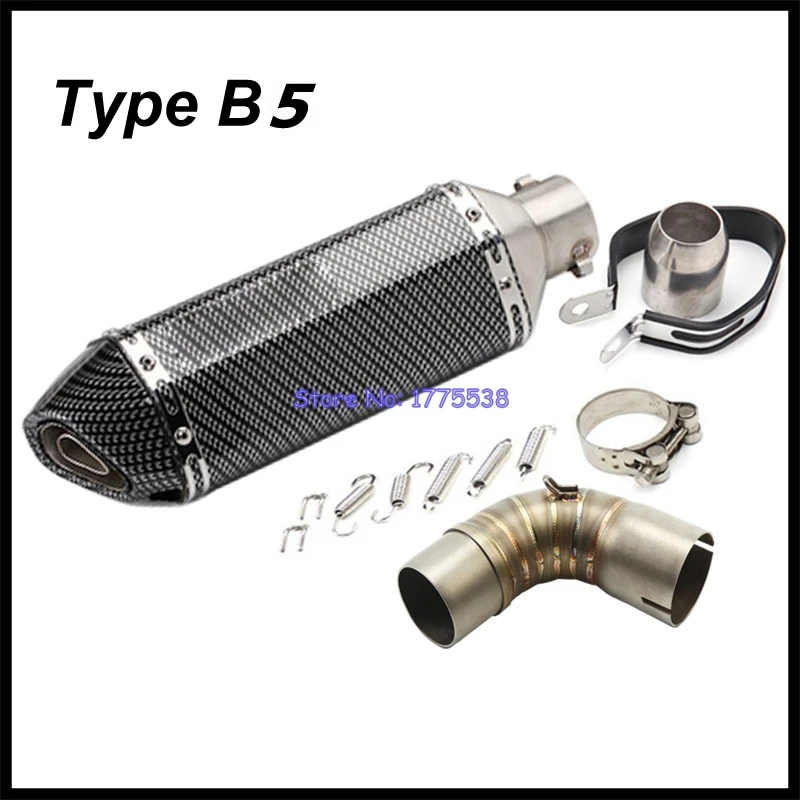 Модифицированный глушитель выхлопной трубы мотоцикла для CB1000R 2010-2012 углеродного волокна вид выхлопная труба глушителя для мотоцикла побега демпфер для CB1000R