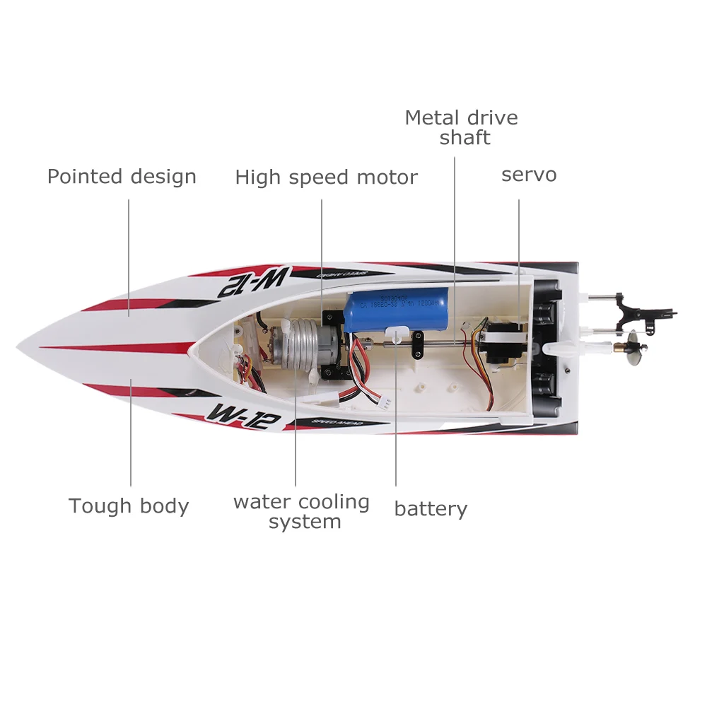 WLtoys WL912-A радиоуправляемая лодка 2,4 г 35 км/ч высокая скорость RC лодка Capsize защита пульт дистанционного управления игрушечные лодки RC гоночная лодка для взрослых детей