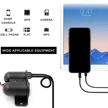 

Updated 12V-24V Dual USB Charger + Cigarette Lighter +Voltmeter Car USB Socket with Independent On/Off 2.1+2.1A Car Fast Charger