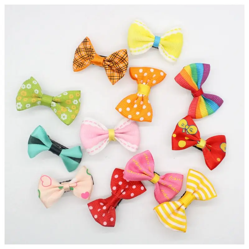 Новинка-заколка для волос Baby Boutique банты с зажимами для девочек детские 50 шт