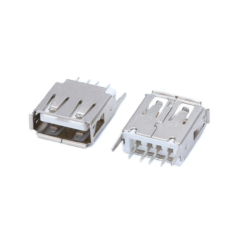 20 шт. интерфейс типа USB-A AF/вертикальная плата 180 штекер 90 градусов с прямыми