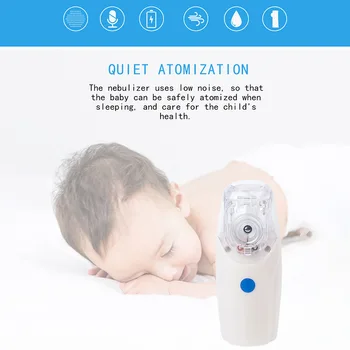 

Mini Portable Nebulizer Handheld Inhaler Nebulizer For Kids Adult Atomizer Nebulizador Medical Equipment Asthma