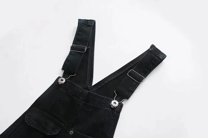 Увядший английский винтажный уличный потертый джинсовый комбинезон для женщин combinaison femme cargo комбинезоны размера плюс