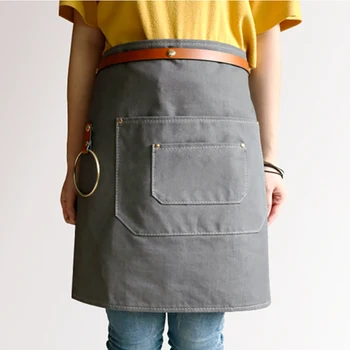 

Denim Bibs Cowboy Aprons for Women Men Fashion Lady Leather BBQ Chef Home Kitchen Dress Barber Cafe Cook Waiter logo Pinafore