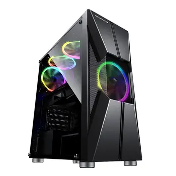 

Computer Case PC Case Computer Chassis Acrylic Side Panels Support Motherboard ATX/MATX/ITX UBS3.0 Water Cooling