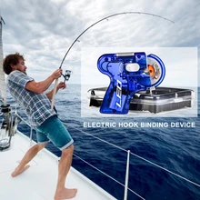 

Electric Hooking Device Line Automatic Multi-Function Hook Device Needle Knotter Fishing Accessories Fishing Line Winder