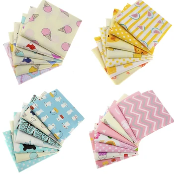 

40cmx50cm High Quality 28 Style Charm Packs Patchwork Fabric Cotton Quilting Fabrics For Sewing DIY Handmade Cloth 7 Color/set