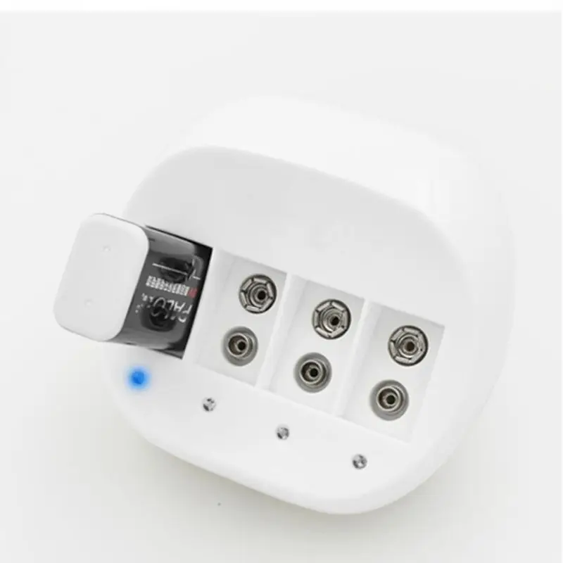 4 слота 9V зарядное устройство Быстрая Зарядка адаптер для 9V литиевая батарея США штекер