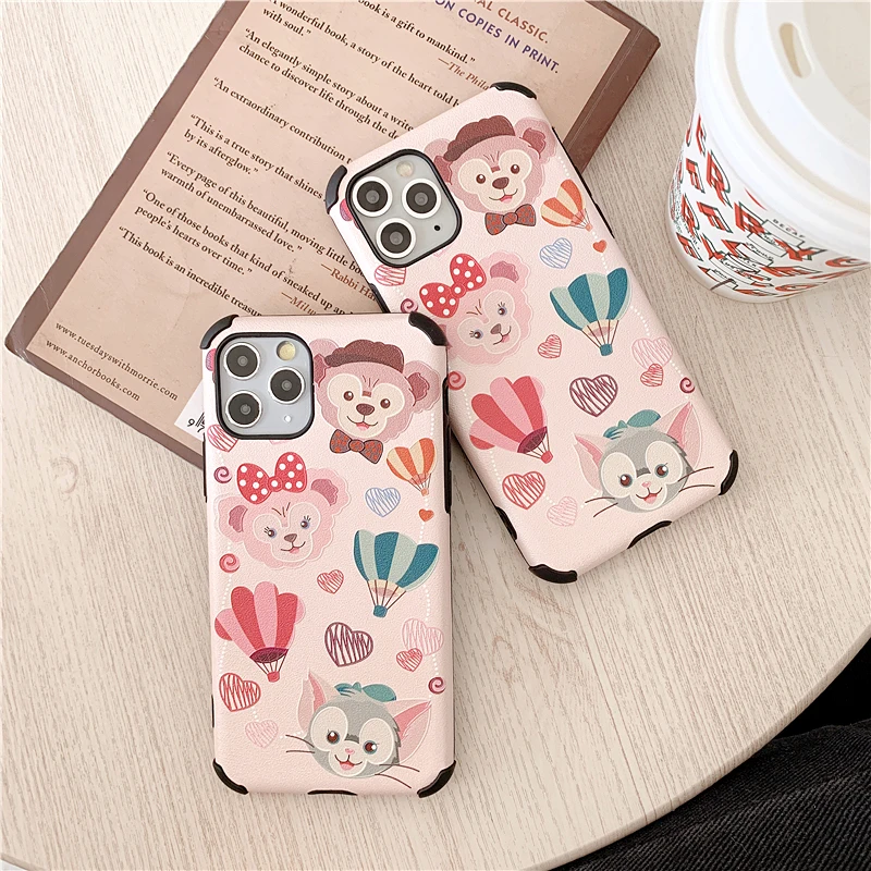 Чехлы для телефонов с шелковой текстурой для huawei P30 Lite mate 20 30 Pro Cute bear для Honor 8X9X9 10 20Pro 20i Y9 Nova 4 5 5i