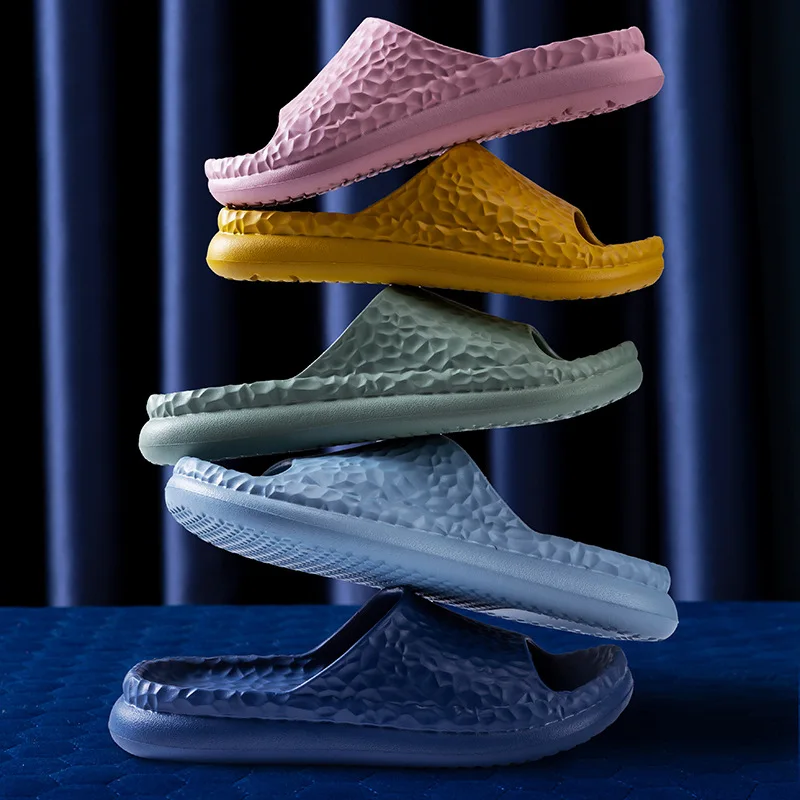 

Thick-soled slippers women's non-slip soft-soled home bathroom bath home slippers couple women shoes man shoes men slippers