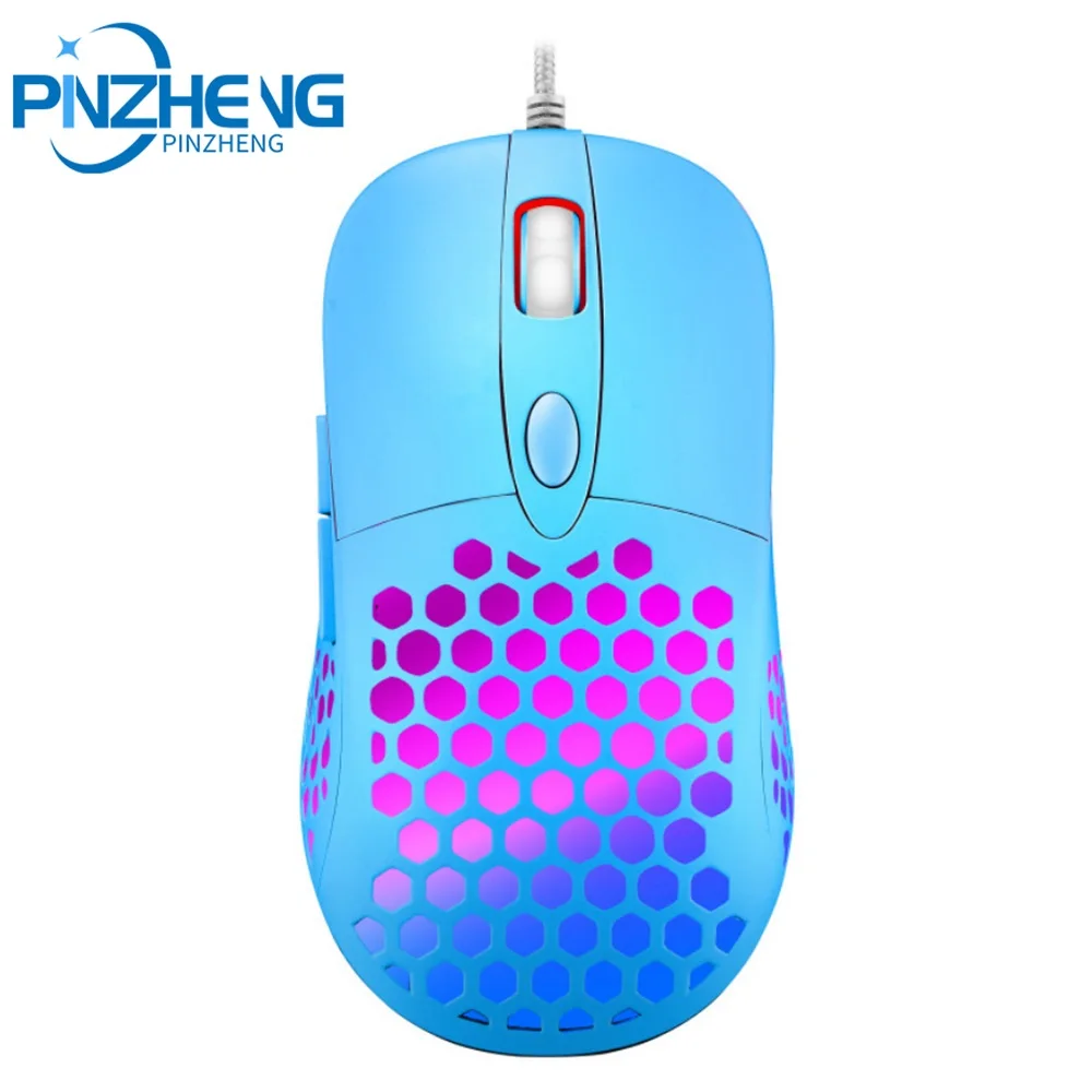 

PINZHENG Mini Wired Mouse Computer Rbg Gaming Usb Hollow Luminous Electric Mouse 6d Mouse Gaming Mouse Esports Arena Applicable