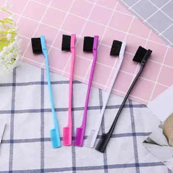 

2pcs Portable Professional Double Sided Edge Control Brushes Salon Hair Styling Hairdressing Edge Control Comb