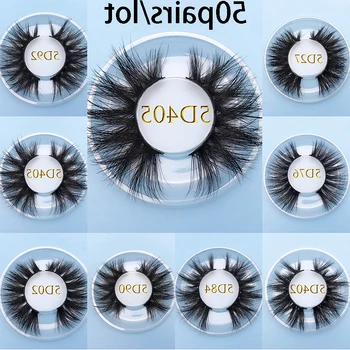 

MIKIWI 5D Real Mink Square box Custom Packaging 50pairs/lot free Long Lasting mink lash natural dramatic eyelash extention