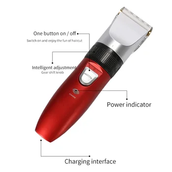 

Boxin Rechargeable Electric Hair Clipper Baby Adult Special Ceramic Knife Head Hair Trimmers Mute Shaver Fader Cutting Push