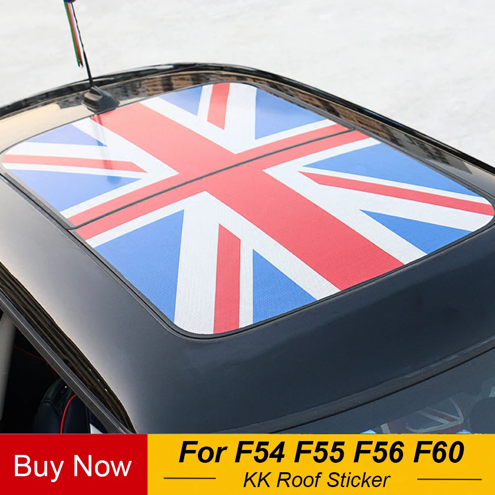 Наклейка на крышу автомобиля Union Jack KK наклейка для MINI Cooper One S JCW Clubman F54 F55 F56 F57 F60