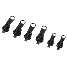 

Universal Zip Head Tools Repair Replacement Kit 6 Pieces Plastic Zipper Fixer Replacement accessories