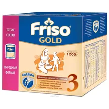 Смесь сухая молочная Friso Gold 3, с пребиотиками, от 12 мес., 1200 г