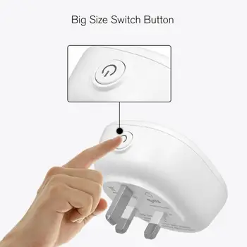 

Smart Home WiFi Power Socket Smartlife App Remote Control UK Plug Voice Timer Home Automation Switch Work With Google Home Alexa
