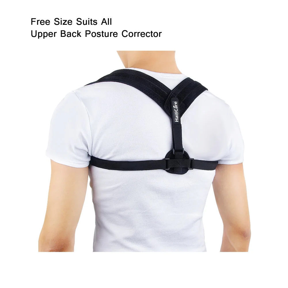 Free Size Suits All Корректор осанки корсет для спины Регулируемая взрослых Вернуться Brace Поддержка Корректор осанки терапия плечо поясничного отдела позвоночника ключицы Поддержка ремень коррекции осанки - Цвет: Free Size Suits All