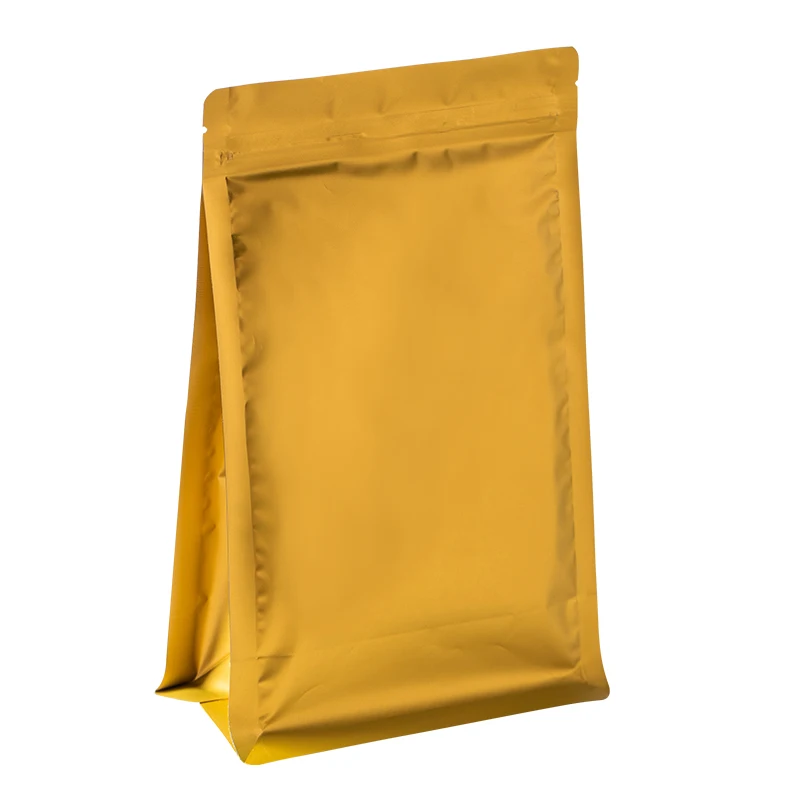 100 шт Высокое качество восемь уплотнений ziplock мешок кофе в зернах говядины ПЭТ Упаковка мешок большой стоячий мешок для хранения алюминиевой фольги