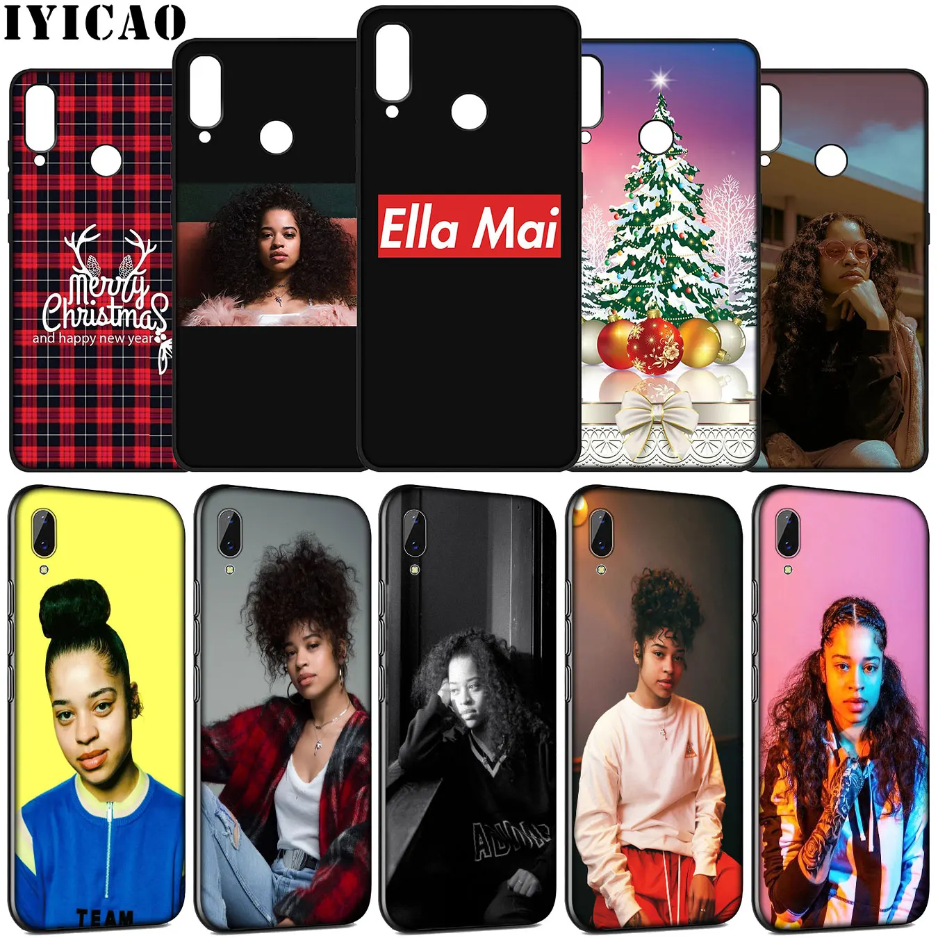 Мягкий чехол Ella Mai singer для Huawei Y9 Y7 Y6 Prime 2019 2018 Honor view 20 8C 8X 8 9 9X 10 Lite 7C 7X 7A Pro | Мобильные