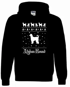 

Afgan Hound Dog Hoody Sweatshirt Xmas Short Sleeve Fashion Summer Printing Casual