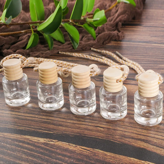 Lot de 10 bouteilles en verre transparent de 5ML, Mini bouteille