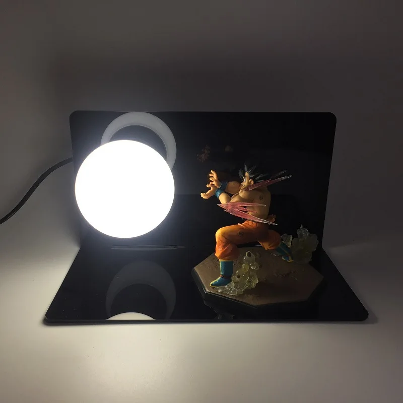 Аниме Dragon Ball Sun Wukong Garage Kit Креативный светодиодный светильник Настольная лампа для защиты глаз светящаяся игрушка креативный Сияющий