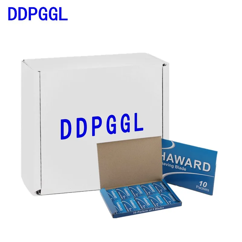 

DDPGGL Double-edged Shaving Blade 50 Pieces Safety Razor Blades For Straight Razor Double Edge Razor For Hair Removal