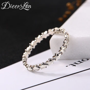 

Punk Vintage 925 Sterling Silver Star Rings For Women Men Gothic Antique Jewelry Anillos 2020