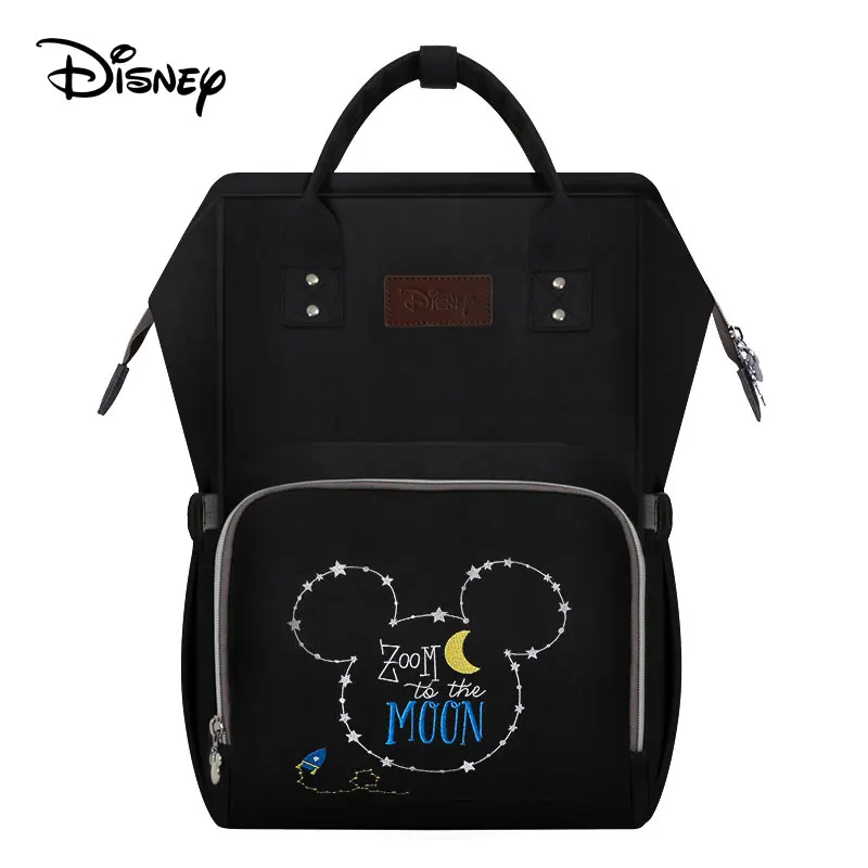 Disney сумка из узорчатой ткани Usb по уходу за ребенком для путешествий, дорожный рюкзак для мам, мокрый подгузник коляска для мальчика сумка-Органайзер дорожная коляска инвалидные коляски - Цвет: BB0033