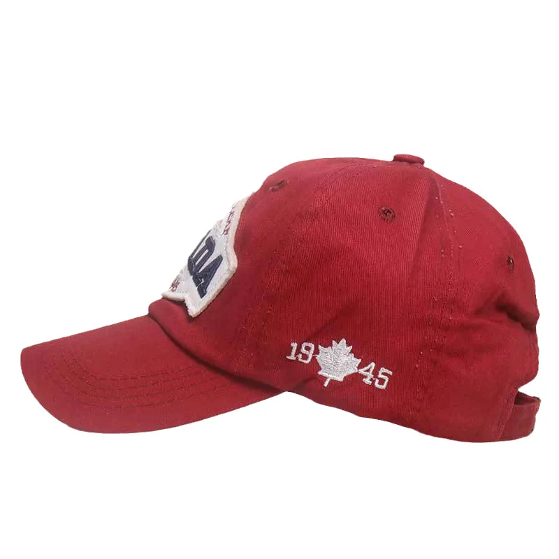 Gorras Brand Canada Flag Men fishing Baseball Cap Of Canada Hats