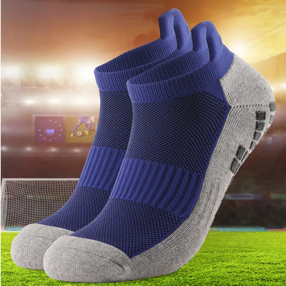 2021 neue Nicht-slip Silikon Sohle Fußball Socken Professionelle Wettbewerb Grip Fußball Socken Sport Zubehör Männer Frauen