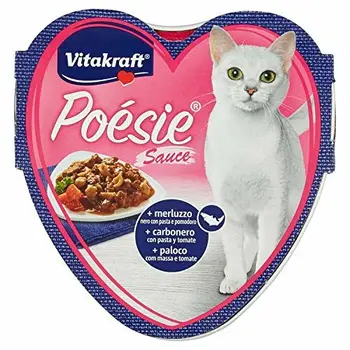 

Vitakraft Poésie salsa con pescado, pasta y tomate 85 grs. 85 GR