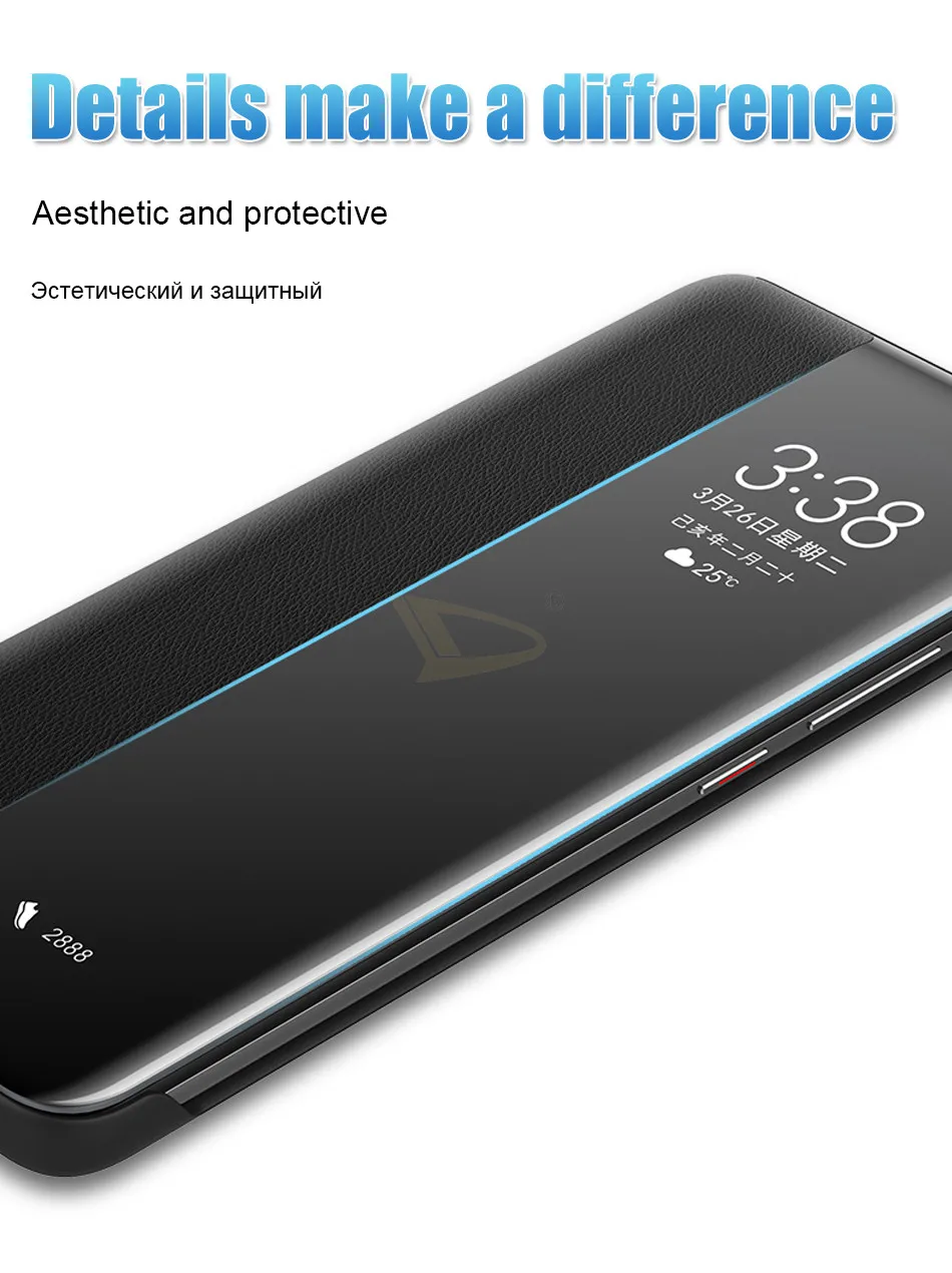 Роскошный кожаный флип-чехол для huawei P30 P20 Lite Pro Honor 8x противоударный чехол для huawei mate 20 Pro 20 X Smart View чехол
