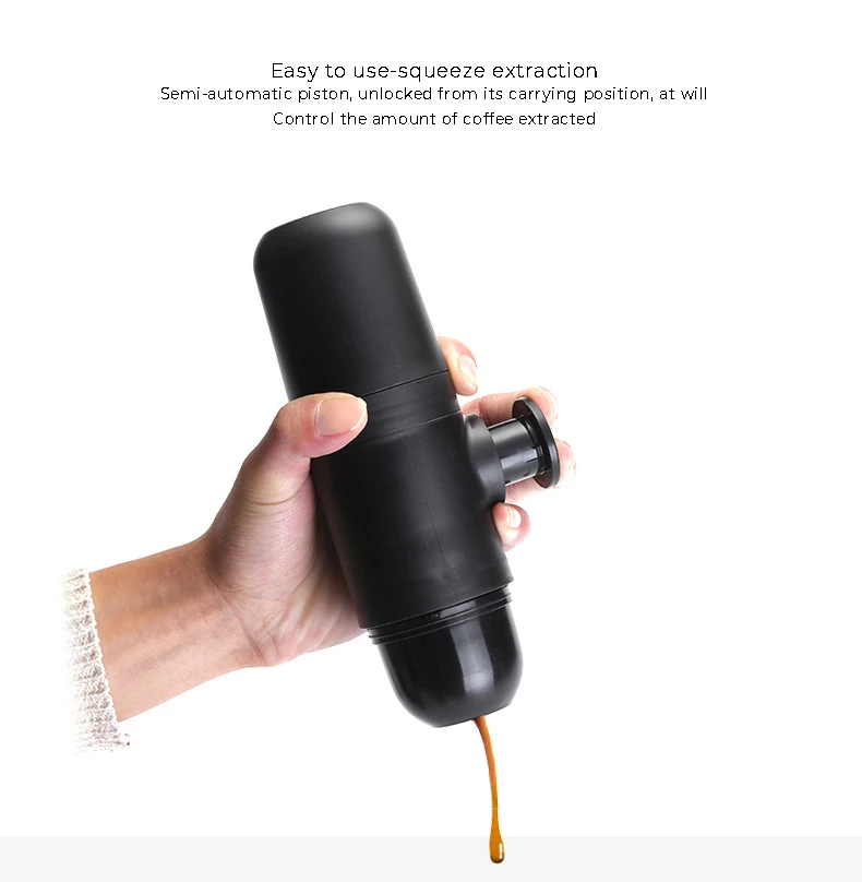 دستگاه مینی اسپرسوساز دستی Mini Portable Coffee Machine Pressure Espresso 4 H992f30484b574685b94a36aa0293ab22E