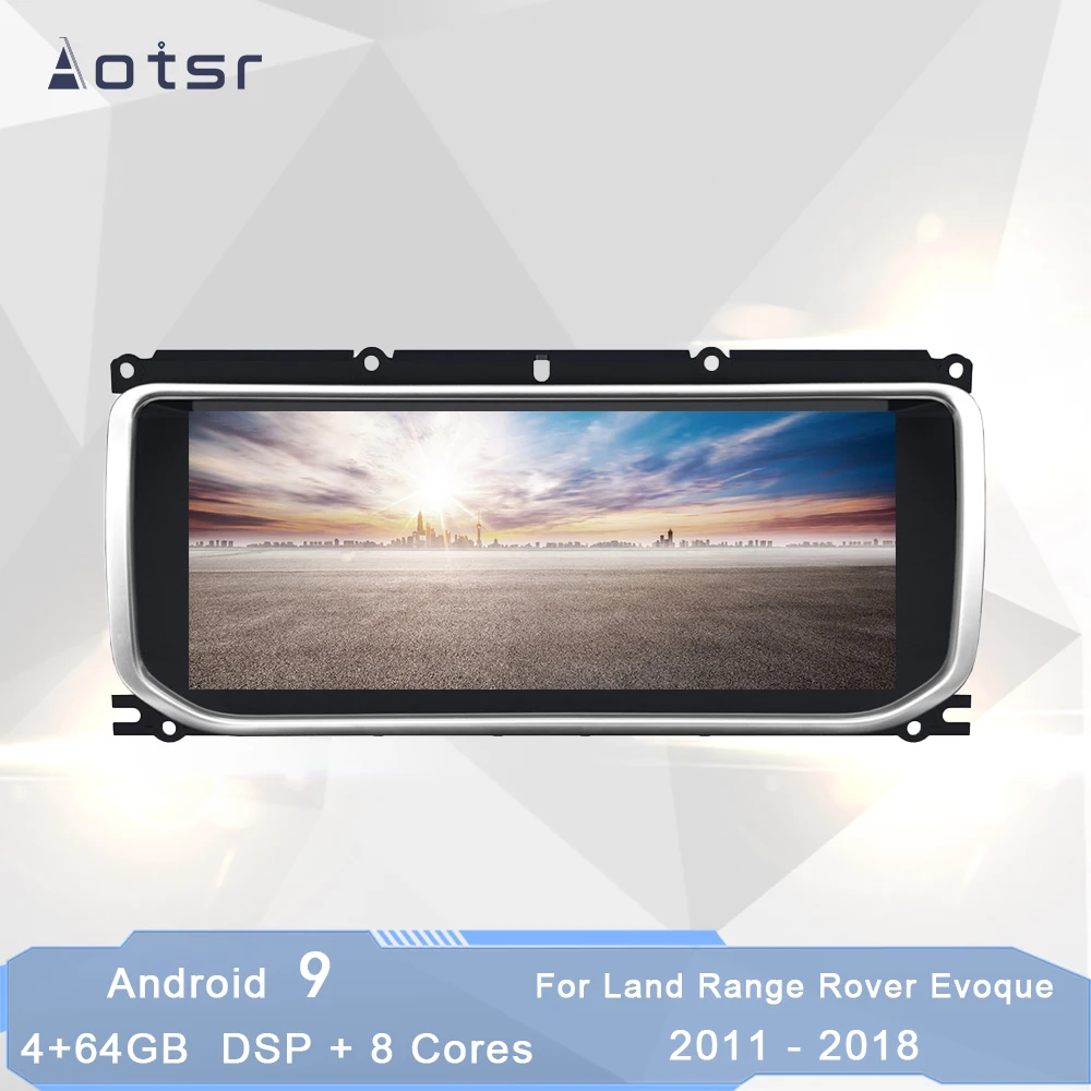 Автомобильный радиоприемник AOTSR Android 9 для Land Range Rover Evoque L538 2011 2018 GPS навигация DSP