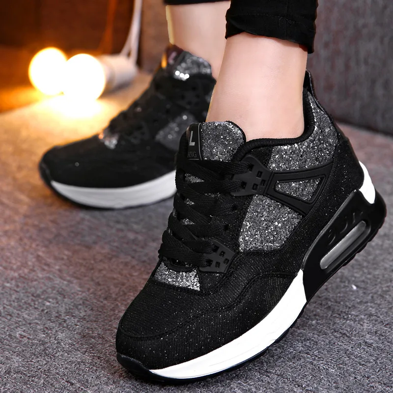 

Casual Sports Shoes Female Shoes Youth Trend Increased Inside Wear Resistant Thick Bottom Comfortable Women's Vulcanize Shoes