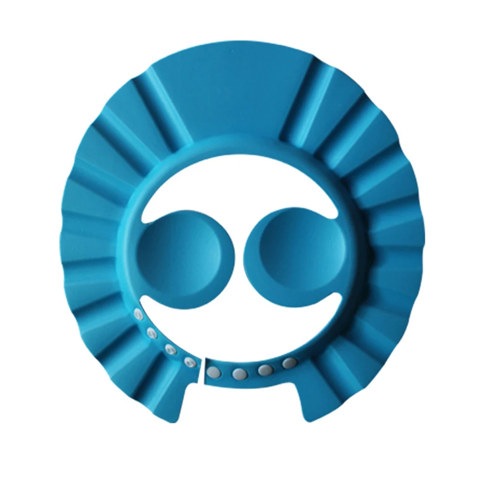 1 шт. детская шапочка для душа Регулируемая Шапочка для шампуня против шампуня Защитный колпачок для ушей детская шапочка для душа - Цвет: Серебристый