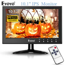 EYOYO EM10Y 1" ips ЖК-экран 1024X600 HDMI Мини ТВ ПК МОНИТОР дисплей экран с динамиком VGA для безопасности Cty камера монитор