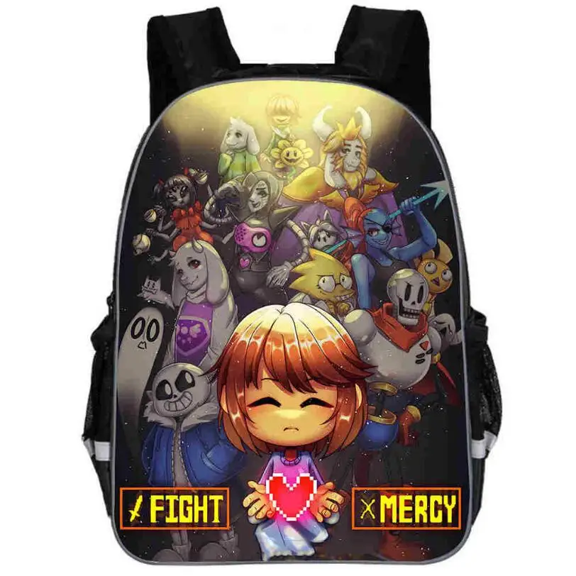 Undertale рюкзак для мальчиков школьные сумки мультфильм Back Pack рюкзаки с сюжетами игр модные книжные сумки для детей детский сад Mochilas