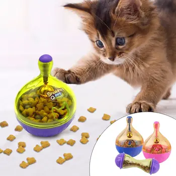 

Tumbler Pet Toy For Cats Dogs Treat Ball Smarter Pet Toys Food Ball Food Dispenser For Cat Dog Playing Training Toy Pet Supplies