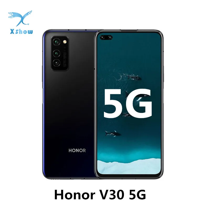Смартфон Honor V30 6 + 128 ГБ NFC тройная тыловая камера 40 МП 990 дюйма|Смартфоны| |