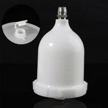 600 мл пластиковый горшок контейнер пистолет-распылитель чашка гравитационный корм пистолет-распылитель для безвоздушного краски принадлежности пистолета-распылителя