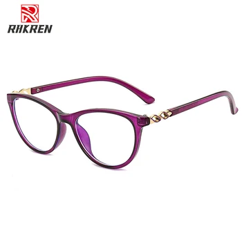 

YT078 Women Cat Eye Spectacle Eyeglasses Frame Men Clear Lens Optical Plain Glasse Frame Computer Glasses Myopic Glasses Unisex