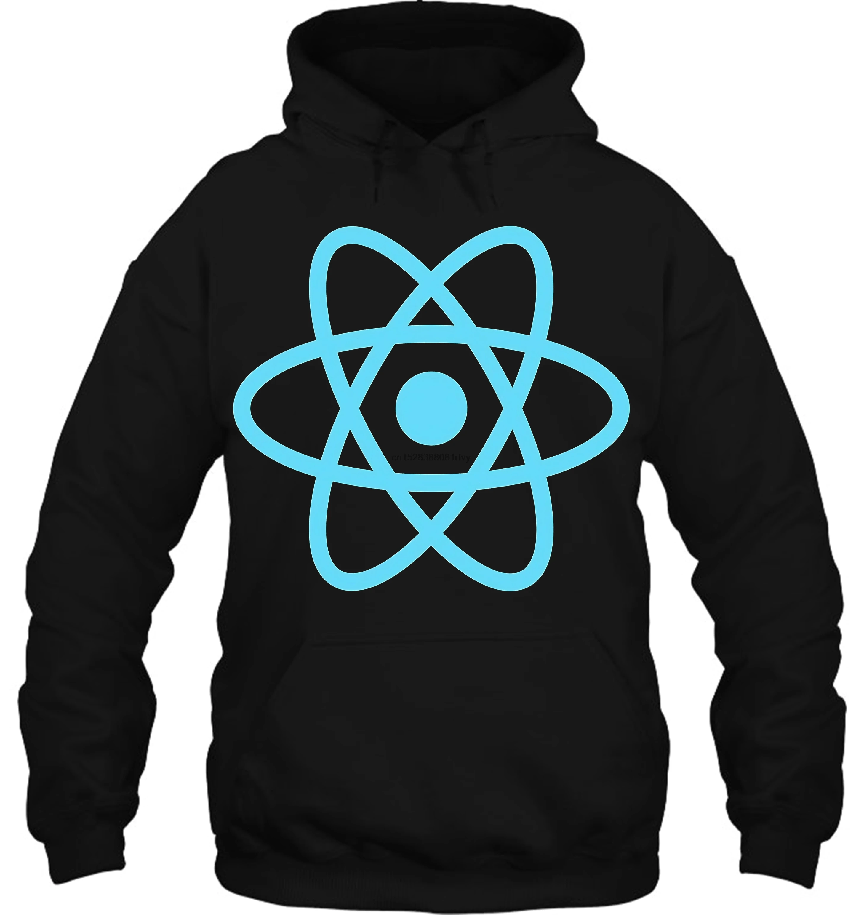 Мужская толстовка ReactJS React. js официальный логотип JavaScript Framework унисекс женская уличная одежда
