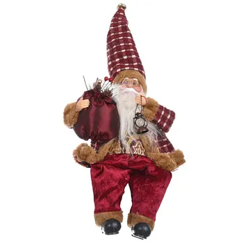 

Christmas Decoration Supplies Sitting Posture Santa Claus Doll Exquisite Doll Ornaments atmosphere Supplies