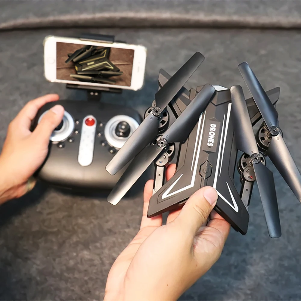 KY601Mini Дрон с камерой HD складные дроны один ключ возврат в реальном времени wifi FPV Квадрокоптер Следуйте за мной RC вертолет Дрон подарок