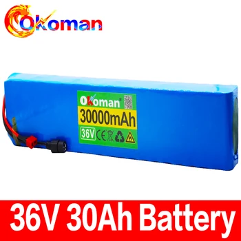 

36V battery 10S4P 30Ah battery pack 500W high power battery 42V 30000mAh Ebike electric bicycle BMS