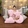 Plush Sky Pillows Emotional Moon Star Cloud Shaped Pillow Pink White Grey Room Chair Decor Seat Cushion ► Photo 3/6